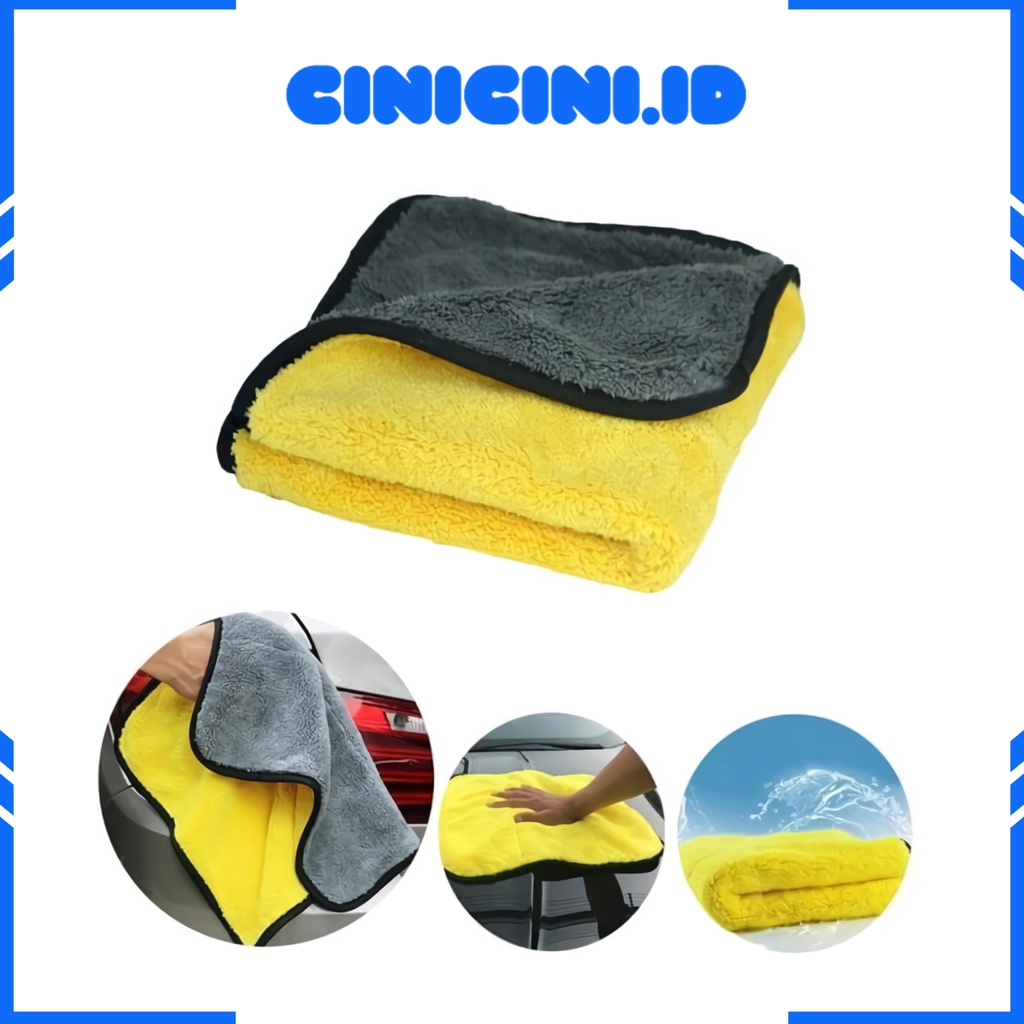 [ Cinicini ] Lap Kain Microfiber Uk 30 x 40cm 2 warna Lap Kain Serbaguna