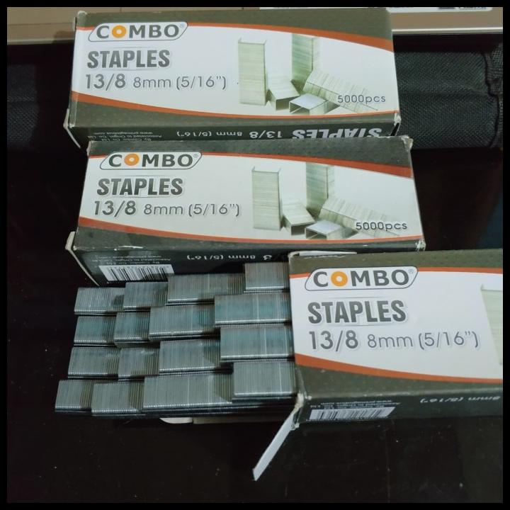 

GRATIS ONGKIR REFILL STAPLES TEMBAK 8 MM 5000 PCS - ISI STAPLES GUN 8 MM 5000 PCS !!!!!!!