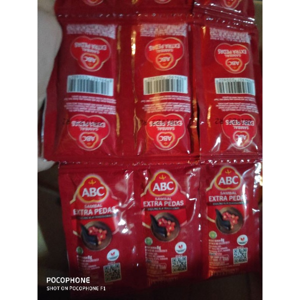 

saus sambal extra pedas ABC isi 36 pc (3 rcg)