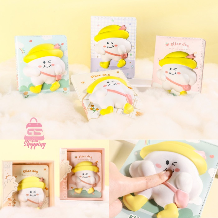 

NOTEBOOK SQUISHY DIARY LUCU / AGENDA JURNAL BUKU TULIS PENTOL 1833