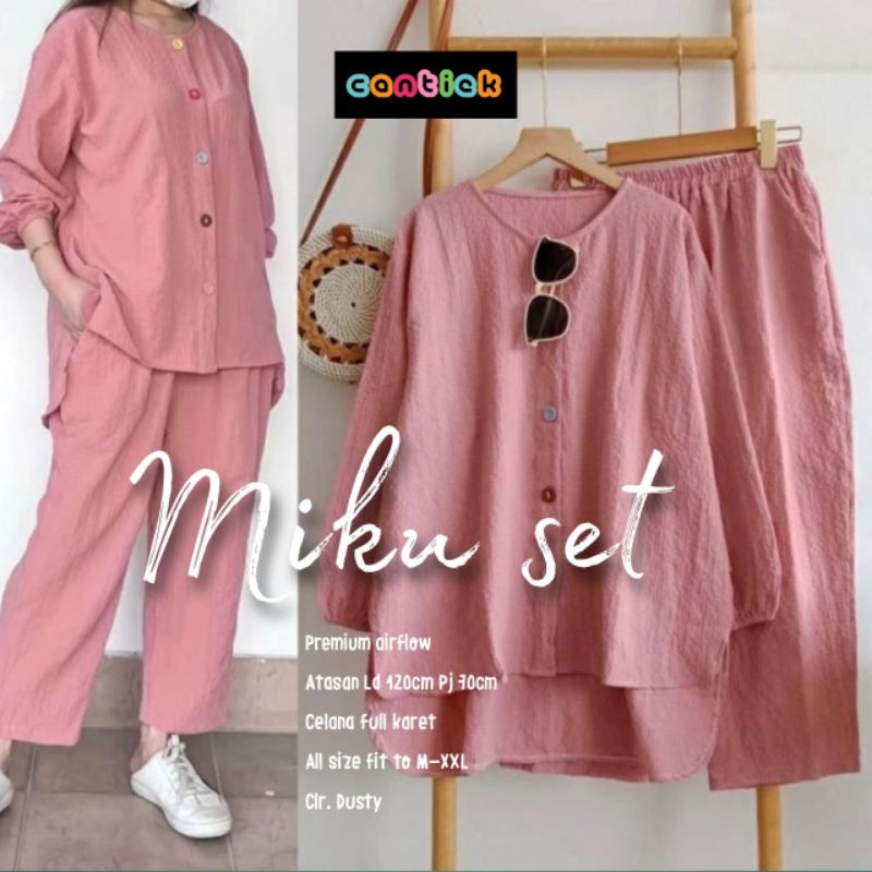 MIKU SETELAN BAJU WANITA TERBARU