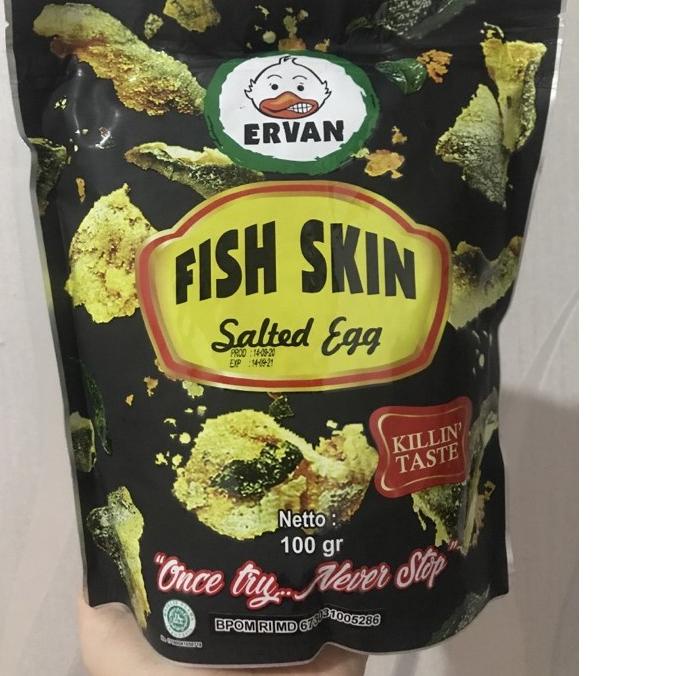 

✷ Fish skin salted egg ervan irvins ♝