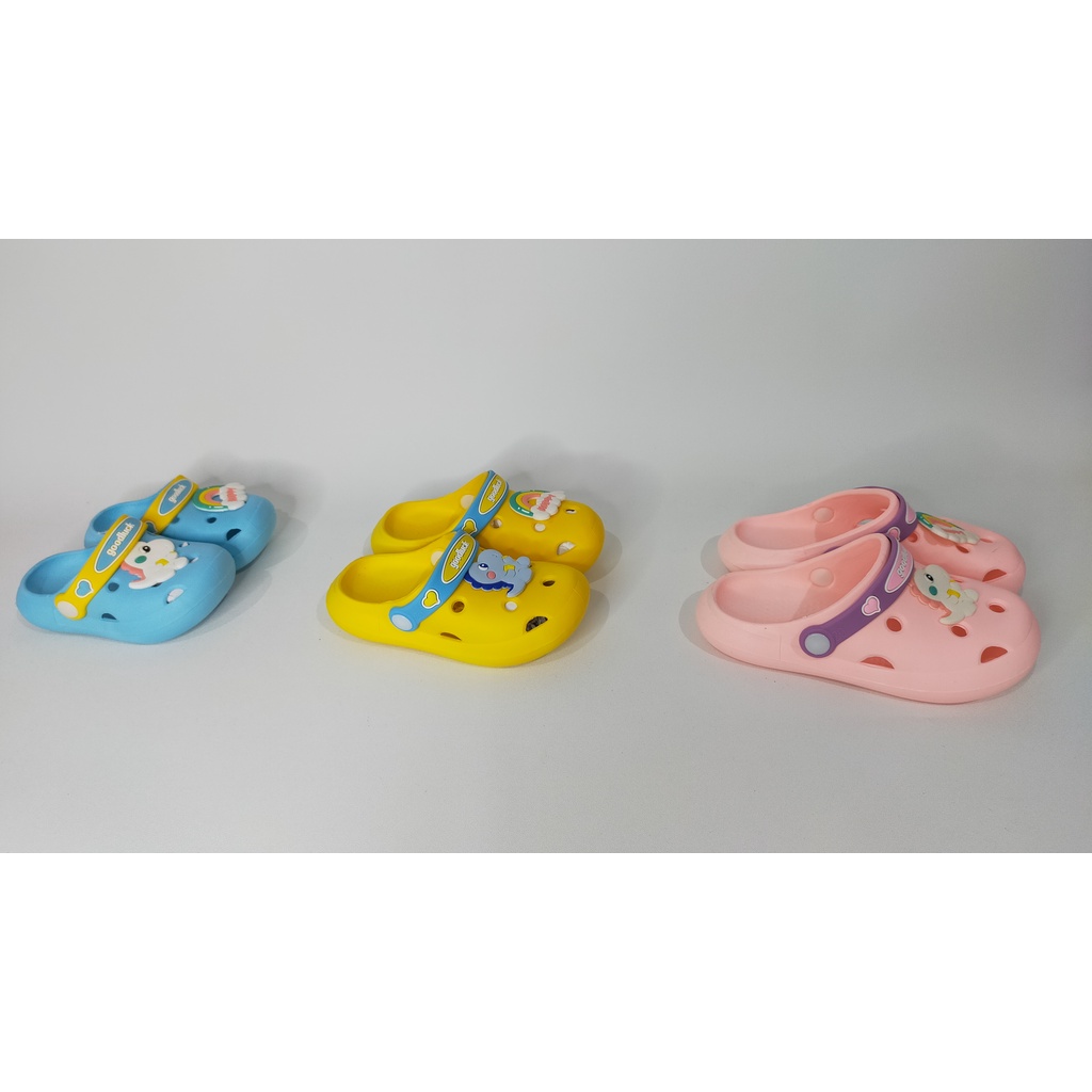 SANDAL ANAK KARAKTER DINO HAPPY LUCU NON SLIP