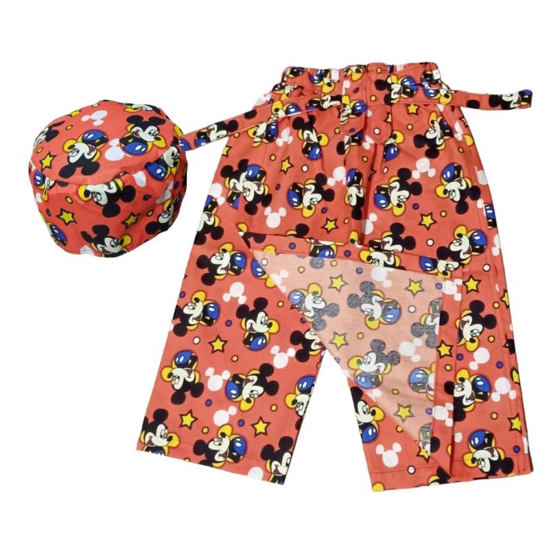 (BISA COD)Celana sarung anak instan//celana sarung karakter//celana sarung anak motif usia 1-8 tahun