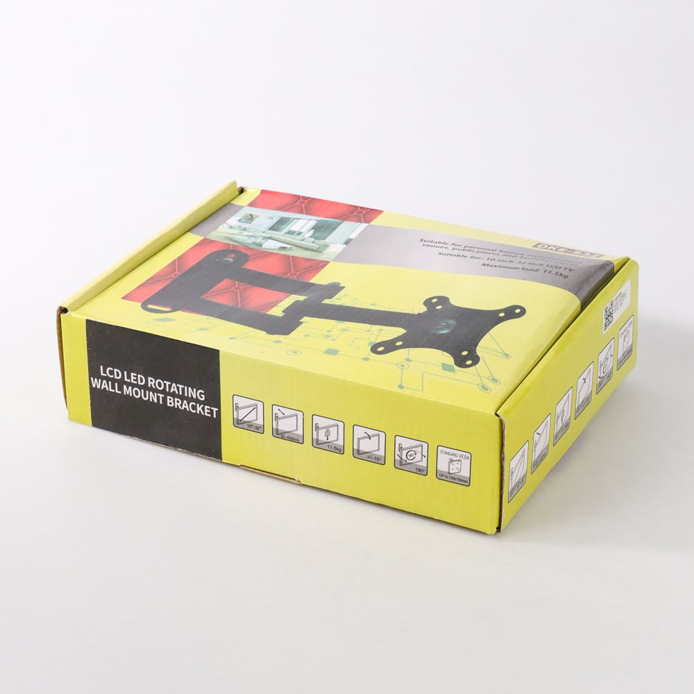 D-mount Telescopic TV Bracket Thick 100x100 Pitch for 10-32 Inch TV - DKE-S32 - Black