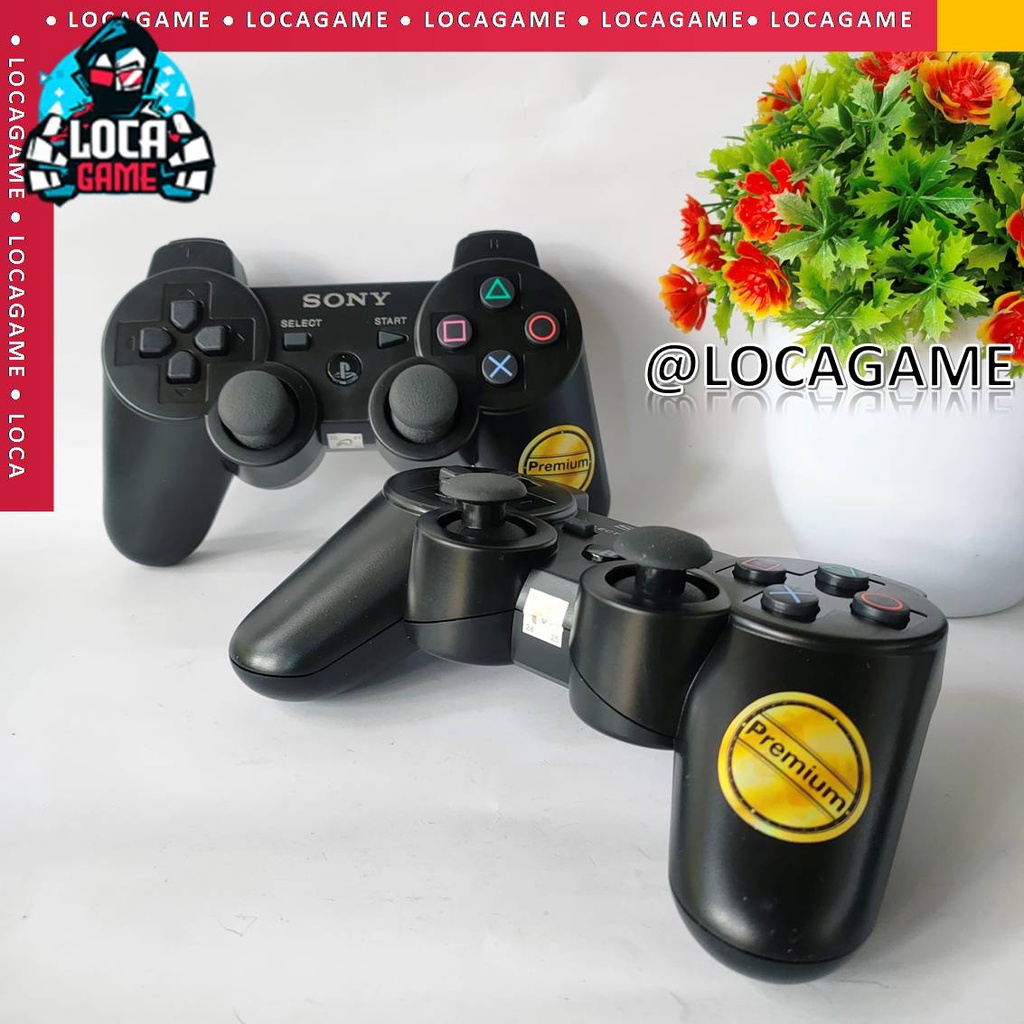 STICK STIK PS3 OP ORI PABRIK PREMIUM HITAM