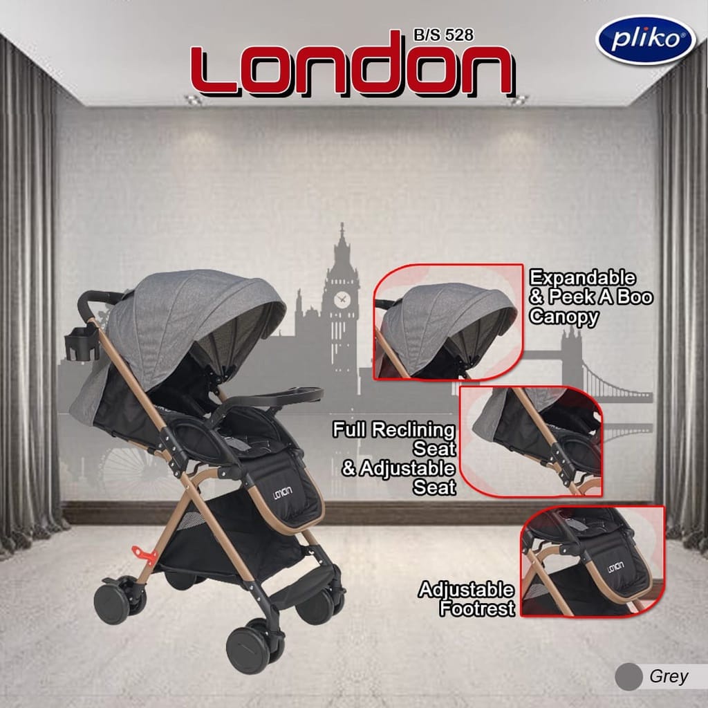 Stroller Pliko London 528 New