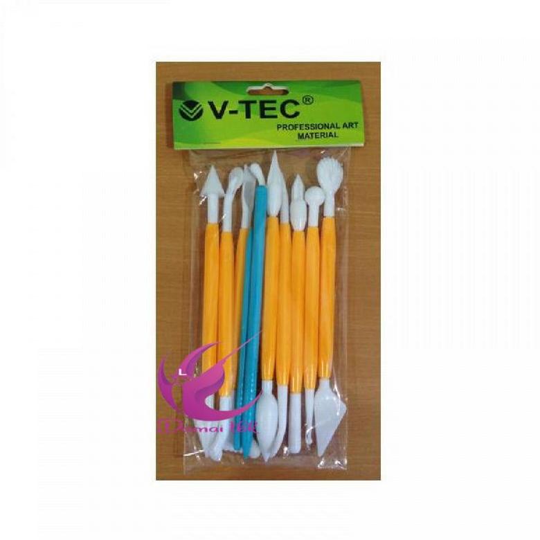 

V-Tec Alat Clay Type VT 31-10 Clay Knife Plastik ➨Bayar Di Tempat