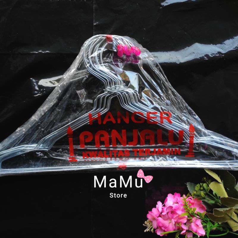 1 LUSIN HANGER BAJU DEWASA MURAH / GANTUNGAN BAJU / HANGER KAWAT
