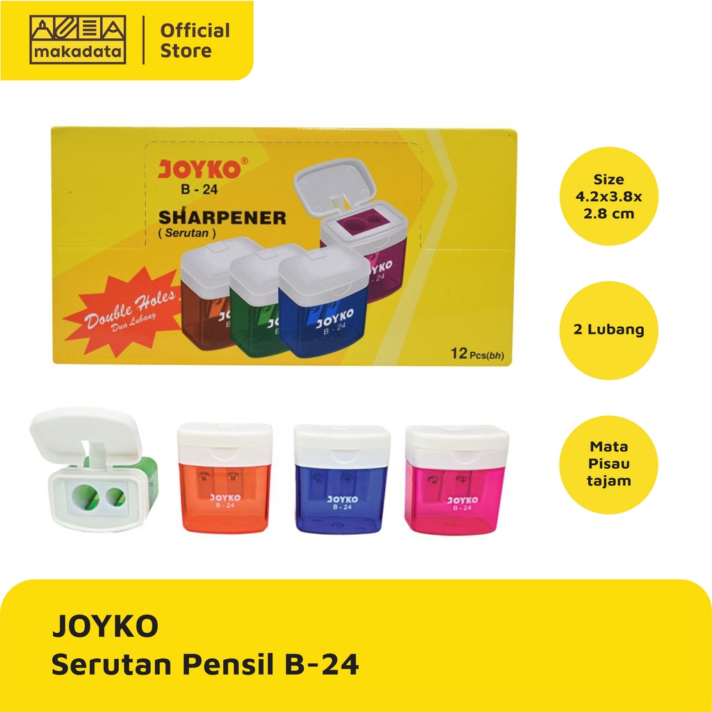 

SHARPENER / RAUTAN / SERUTAN JOYKO B-24 (3 PCS) MURAH