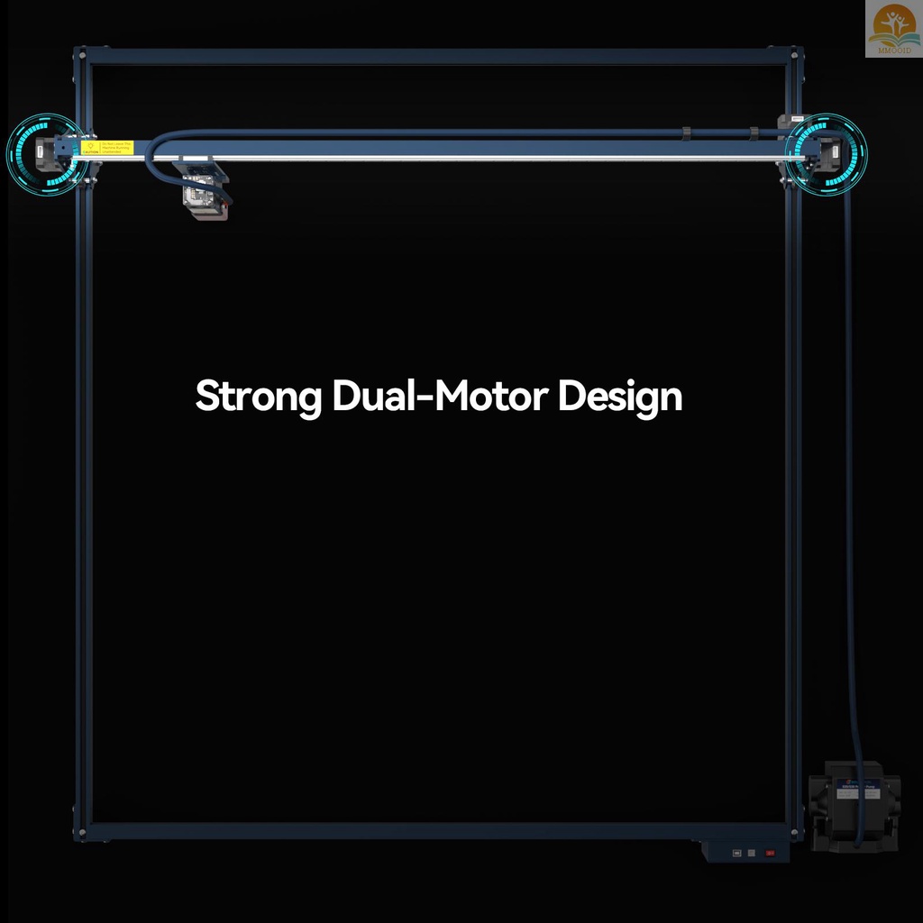 [MMOI] Sculpfun S10/S30 Series Engraving Area Expansion Kit Untuk S10/S30/S30 Pro/S30 Pro Max 935x905mm Area Ukiran Langsung Pasang V-Slot Aluminium Shaft XY-axis Extension Kit