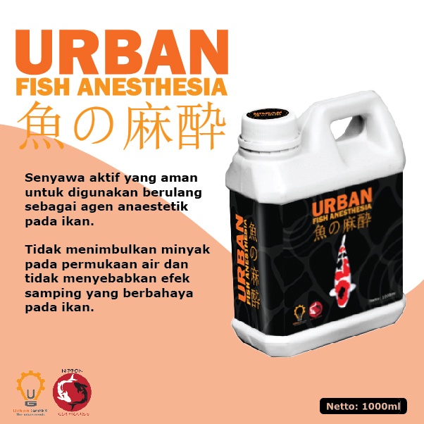 Bius Ikan Urban Fish Anesthesia 100 ml  Treatment Handling