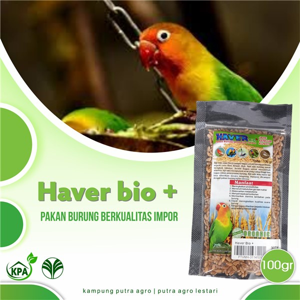 Makanan Burung berkicau -  Jahe Kencur Kunyit - HAVER BIO PLUS 100gr