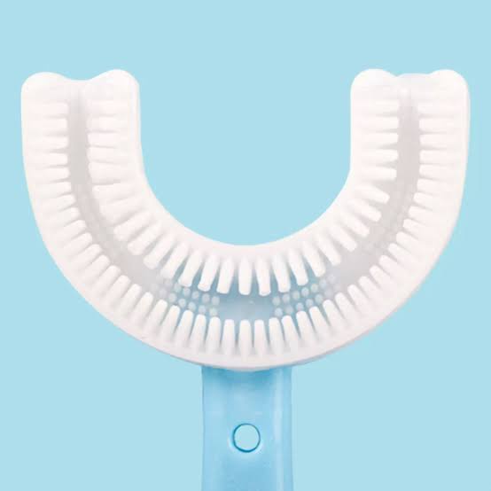 [GROSIR] SIKAT GIGI BAYI ANAK BENTUK U SILIKON SILICONE TRAINING TOOTHBRUSH SHAPE BABY