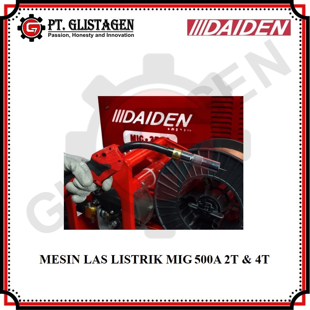 DAIDEN MIG 500A Travo Las / Mesin Las MIGi / MIG / MAG / Co2 Daiden MIG 500A