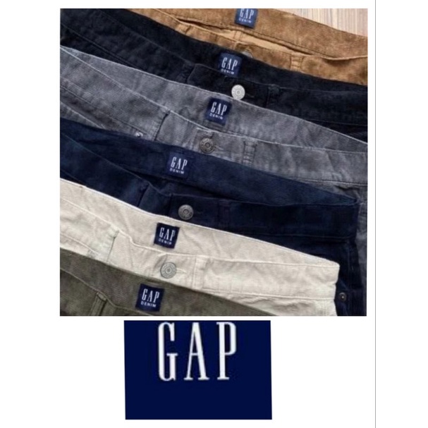 Celana Pria Gap Slim Fit CURDUROYLong Pants Original