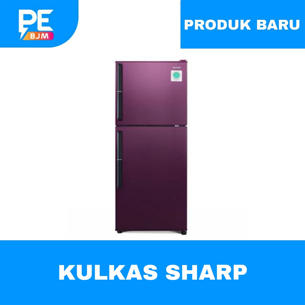 KULKAS SHARP 2 PINTU 187 LITER SJ-246GC-SD/SR GARANSI RESMI