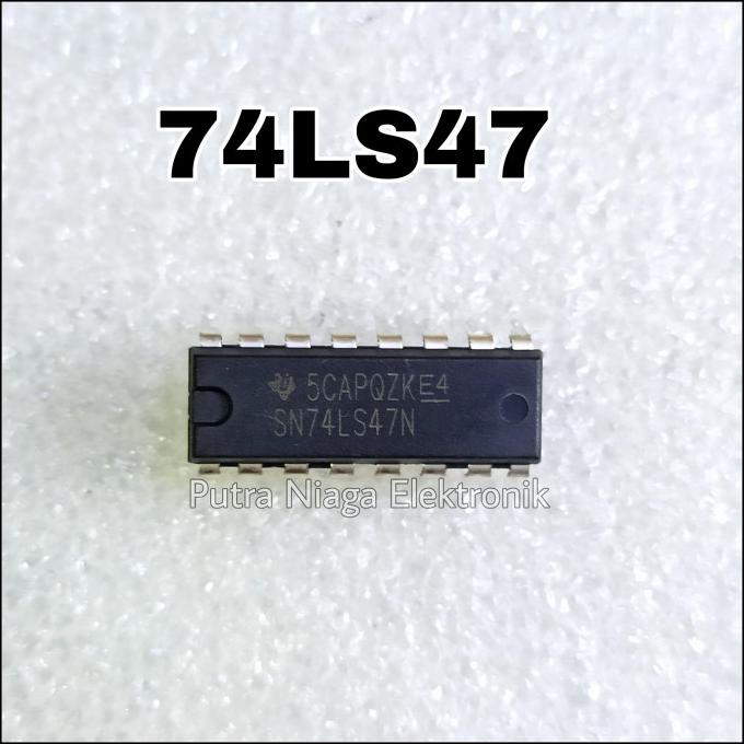 Jual 74ls47 Bcd To 7 Segment Decoder 2385