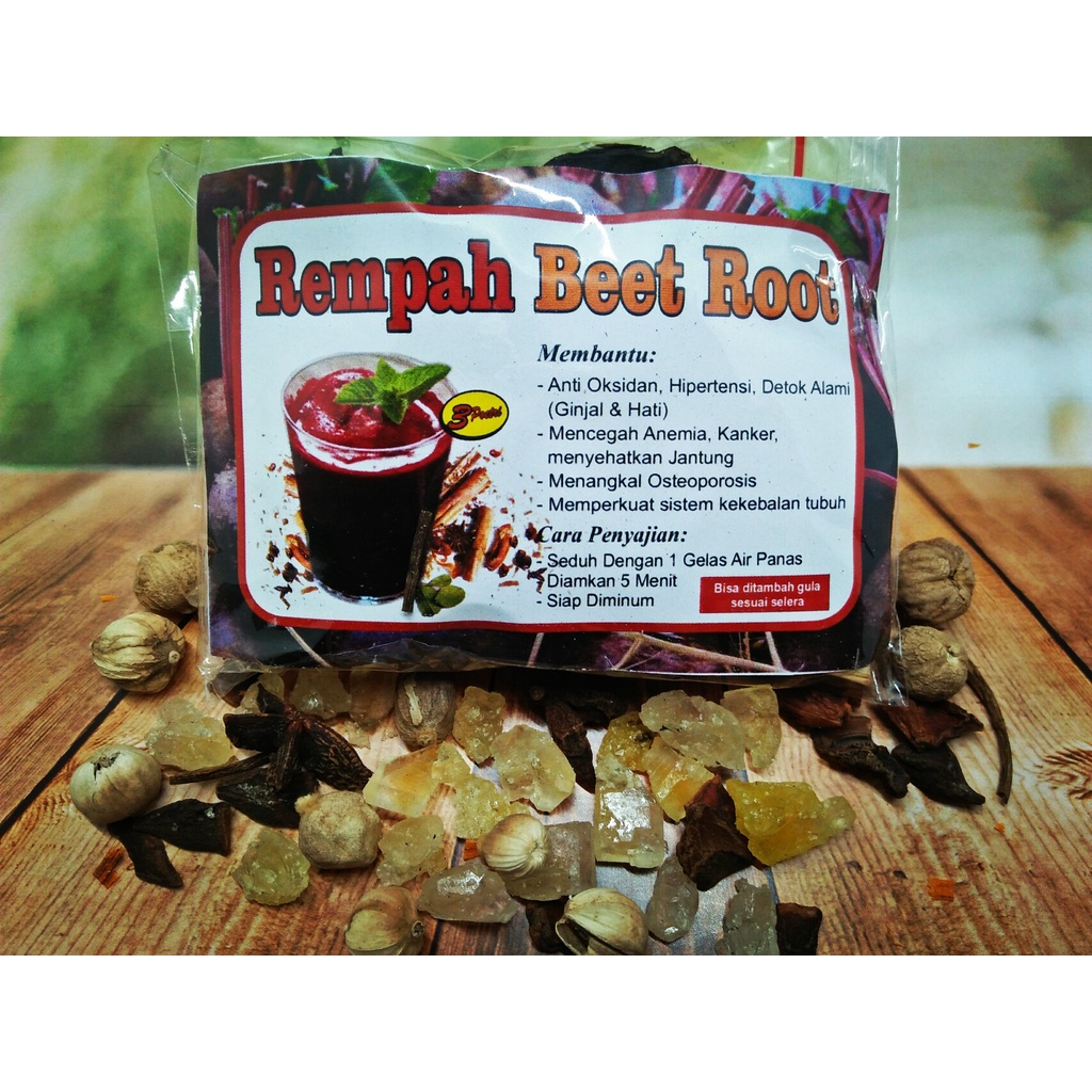 

MINUMAN REMPAH BEET ROOT (1 PACK ISI 10 PCS)