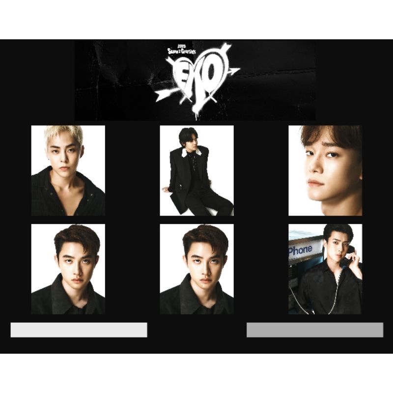 [Set] Polaroid EXO Season Greeting 2023