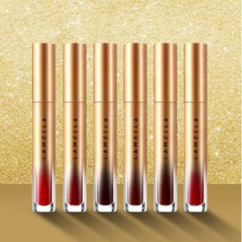 LAMEILA LIPSTICK MATTE GOLD EDITION WATERPROOF