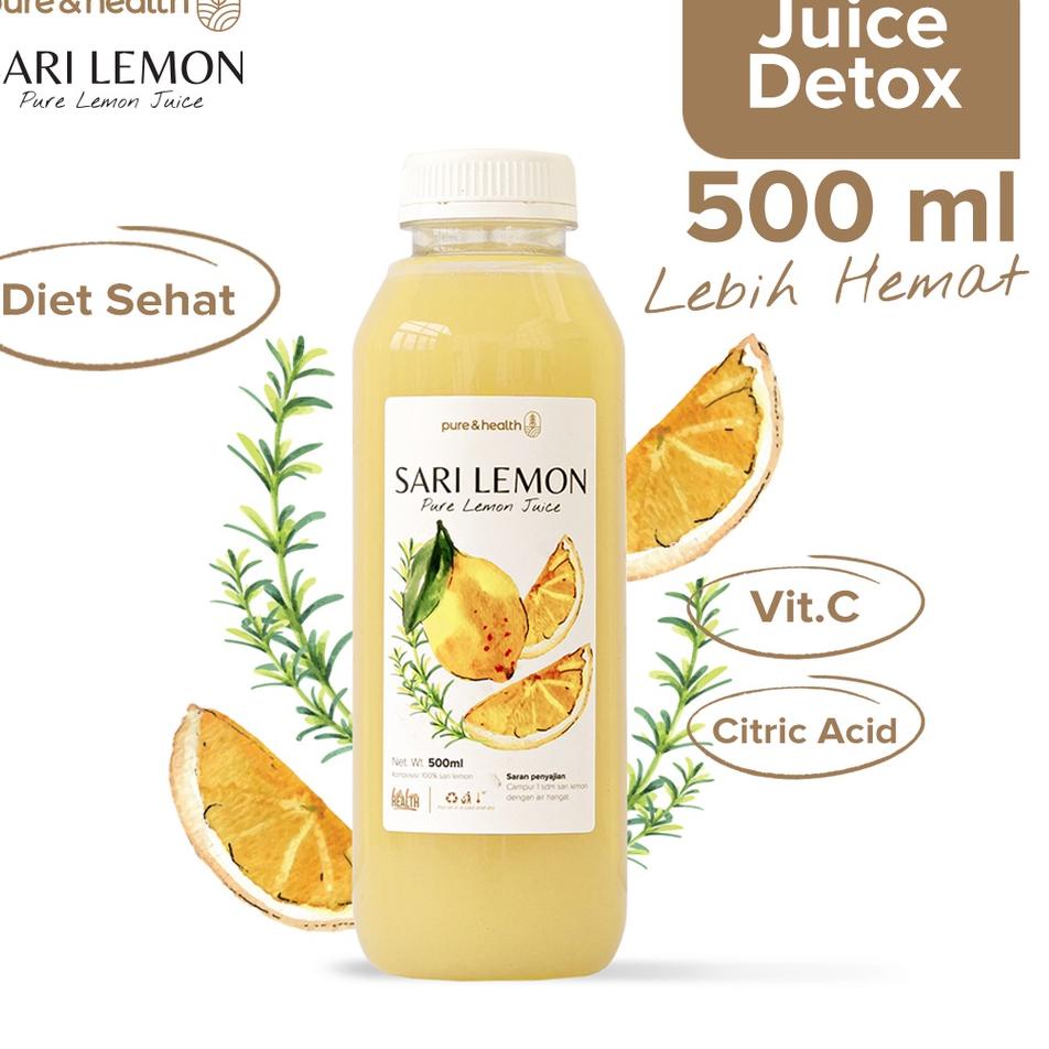 

5.5 COD Sari Lemon Fresh 500ml Pure Lemon Juice Detox Diet Natural Healthy Drink