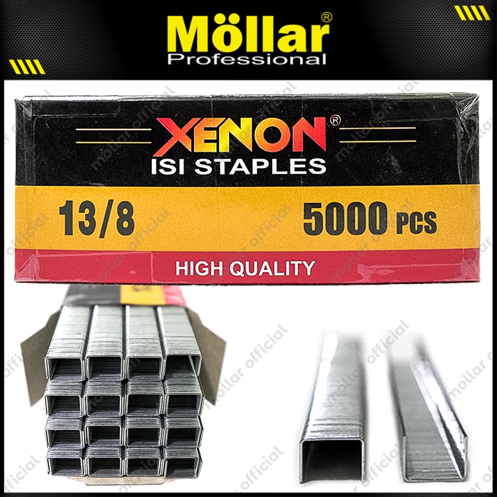 

XENON 13/8 Refill Isi Staples Tembak Staple Gun Tacker 8 mm