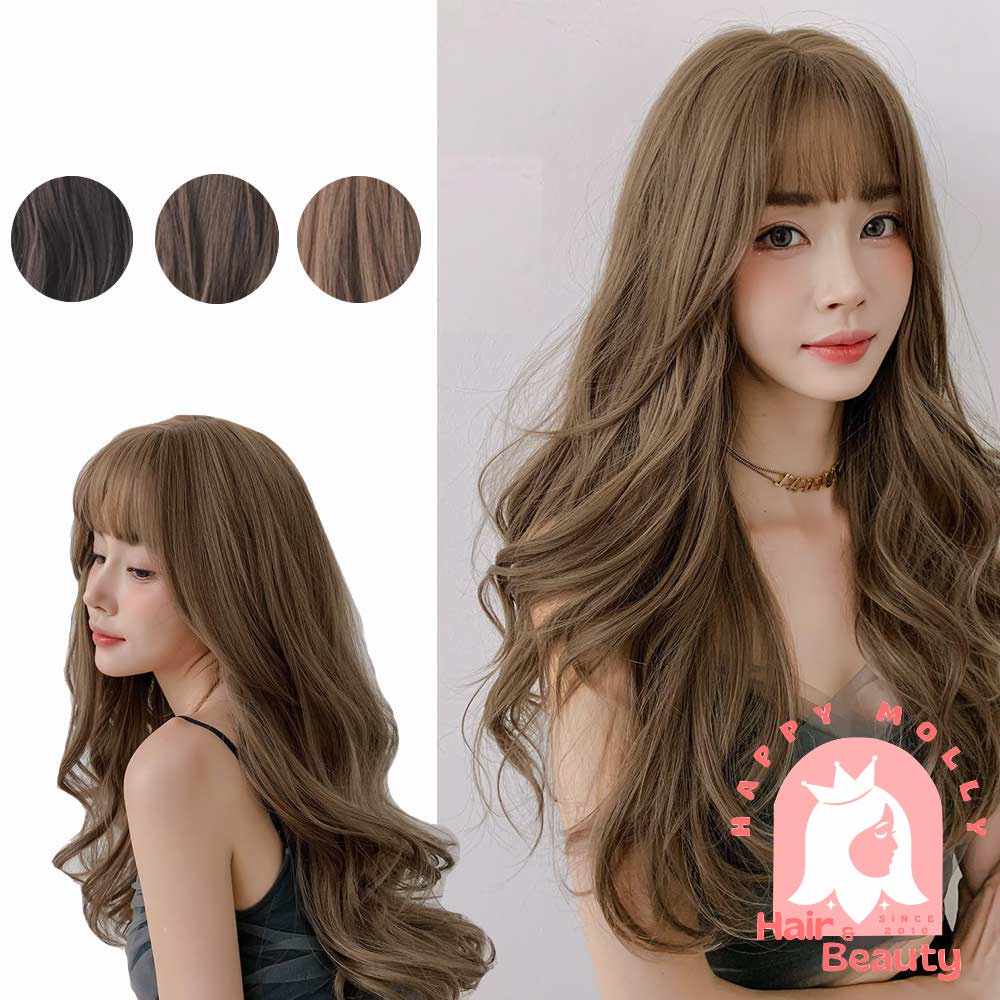 Full Wig Rambut Fashion Wanita Korea - Curly - Hair Extension W8132 ( Group )