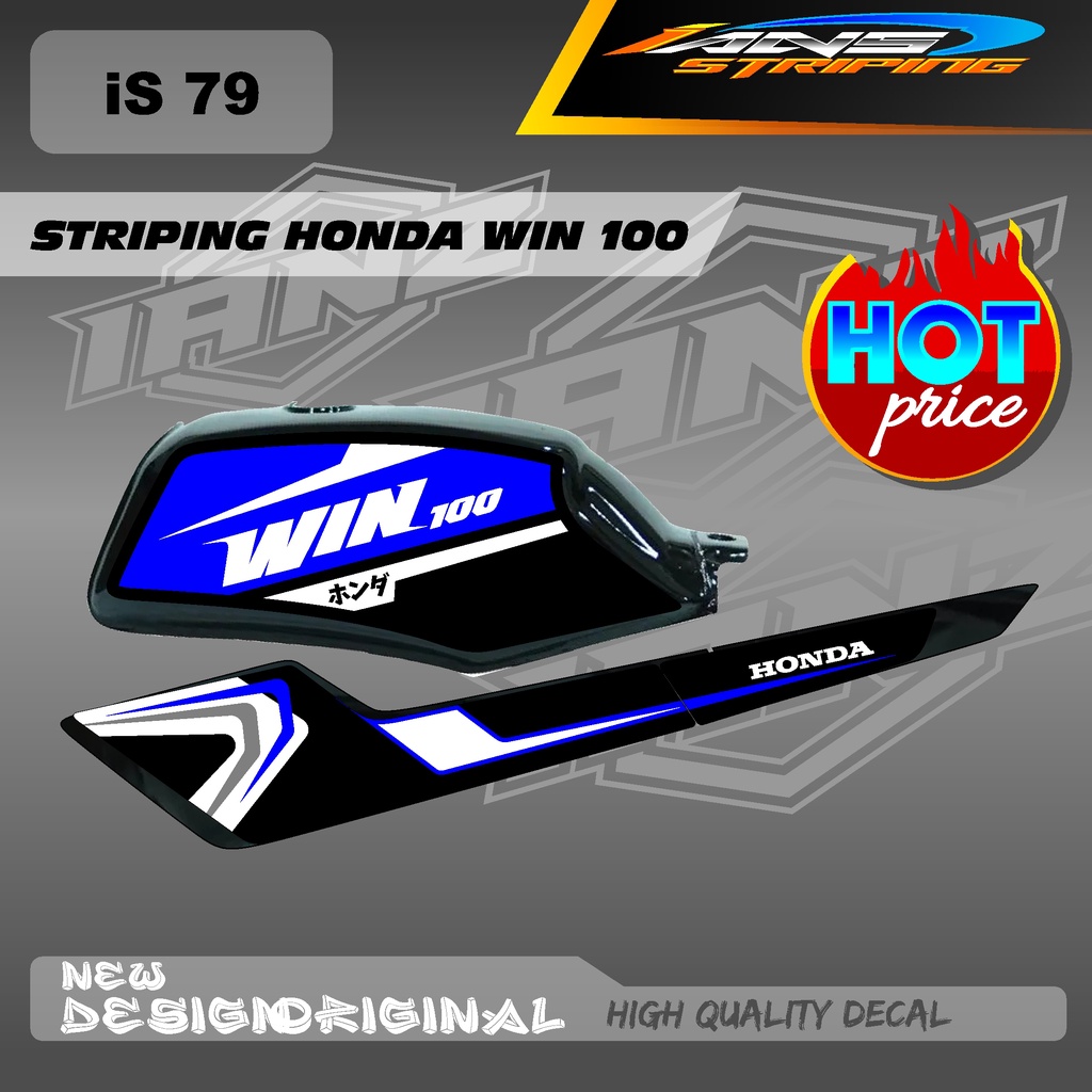 DECAL STRIPING LIST TANGKI WIN100 CUSTOM DECAL HOLOGRAM / NON HOLOGRAM IS79