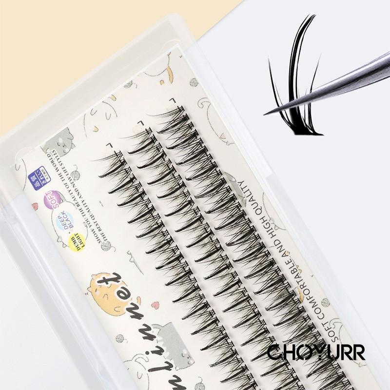 【COD】Bulu Mata Palsu Singal / Eyelash Extension / Bulu Eyelash Natural  Tanam Lembut Fishtail Tersegmentasi Ringan Alami Makeup Tool Import