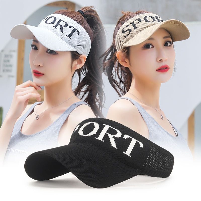 TOPI MATAHARI SPORT OUTDOORS FASHION HIGH QUALITY TEBAL WANITA PRIA ANTI UV