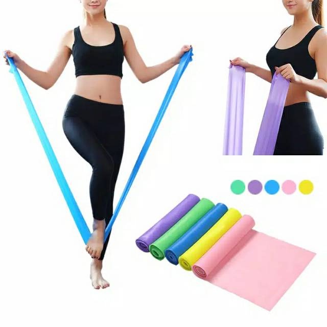 Karet Elastis Tension Yoga GYM Pilates Resistance Band Besar