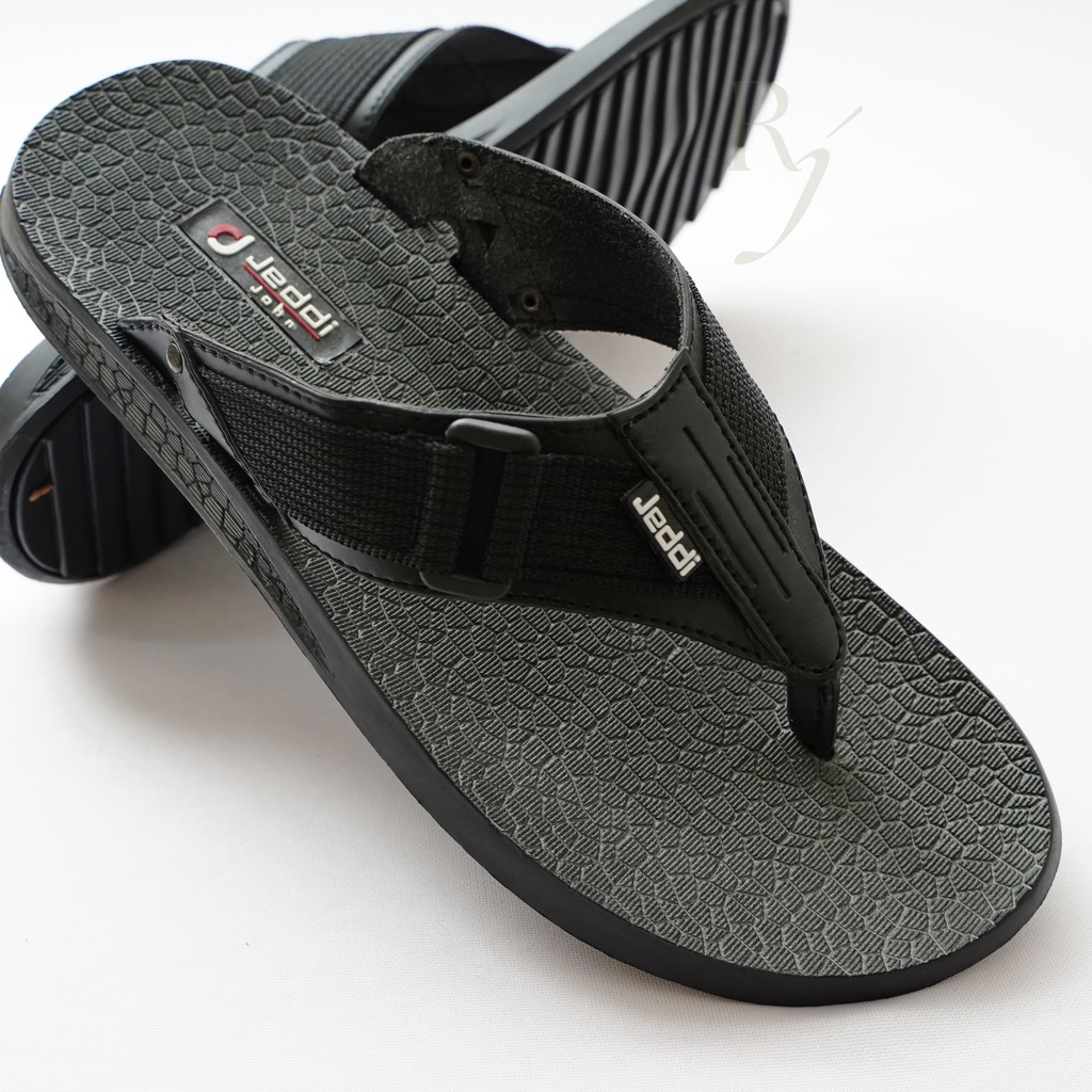 JEDDI [SPARTA NEW] Sandal Jepit Kulit Pria Sendal Japit Flip-Flop Cowok Premium Sandal Slide Kulit Pria