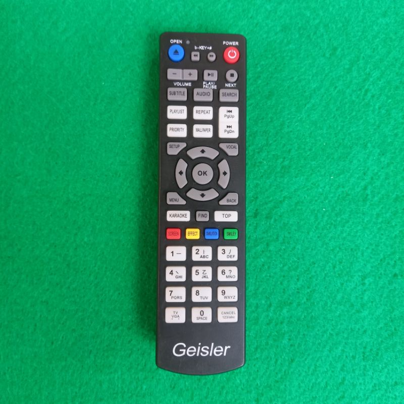 Remote DVD Karaoke GEISLER Original Asli .