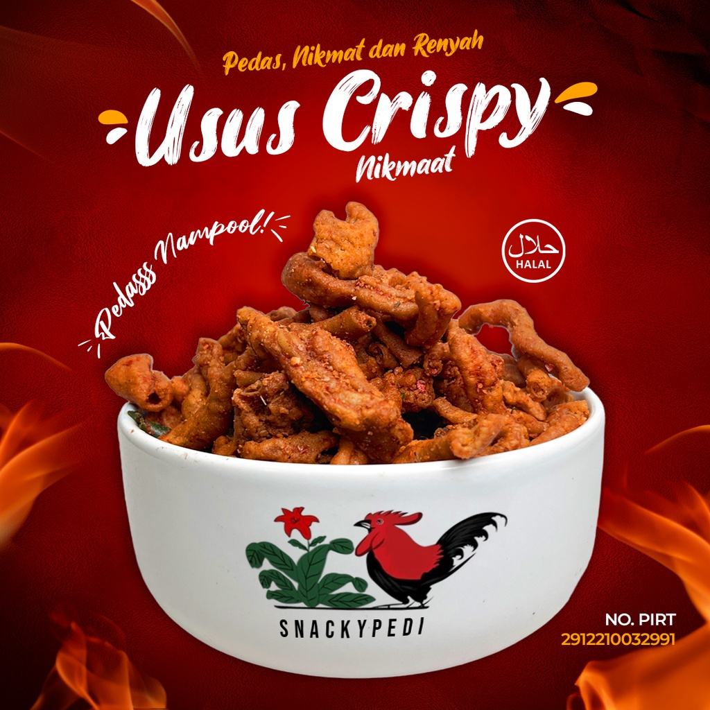 

USUS PEDAS DAUN JERUK ISI 100gram-500gram USUS GORENG USUS PEDAS KERING CABE ASLI