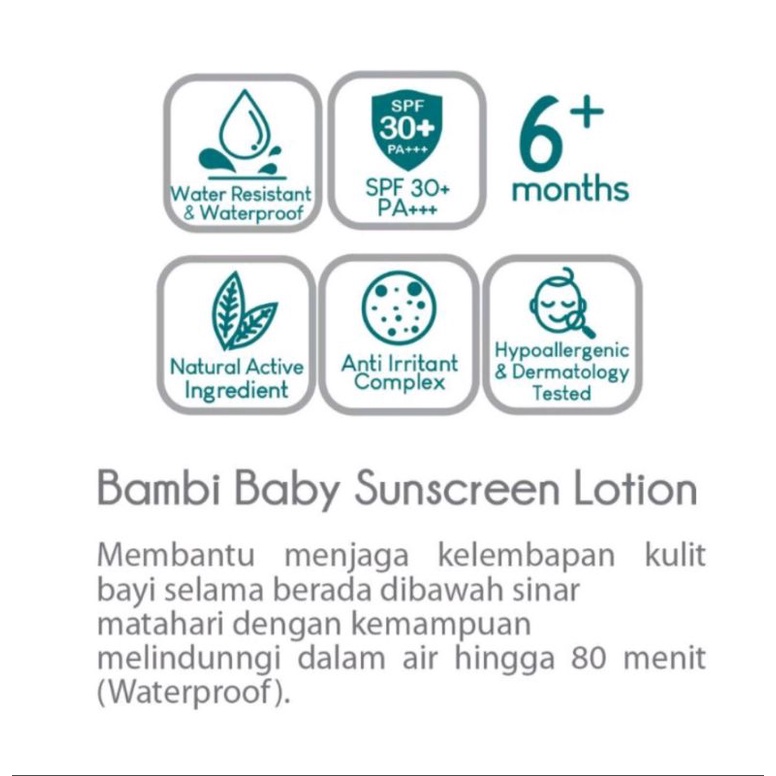 Bambi Baby Sunscreen Lotion