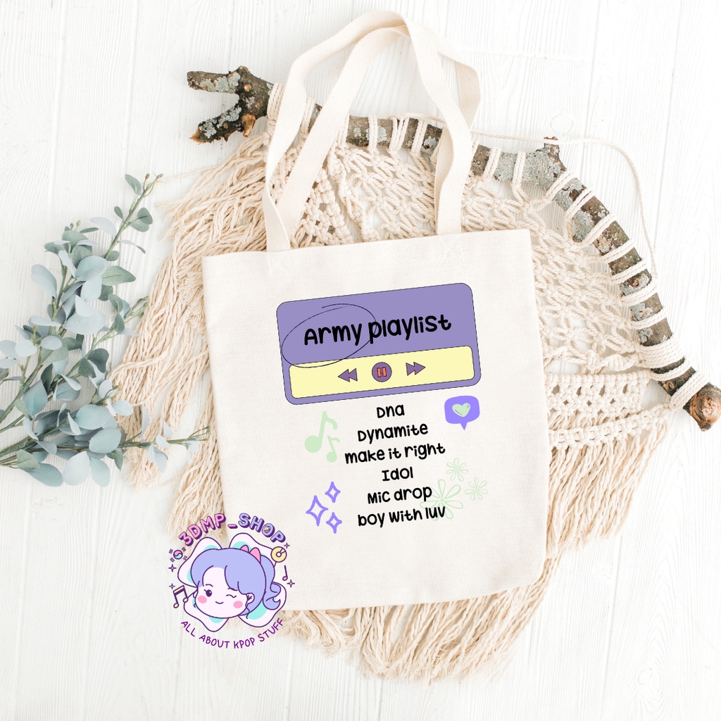 Totebag BTS ARMY Tas Tote bag Tottebag