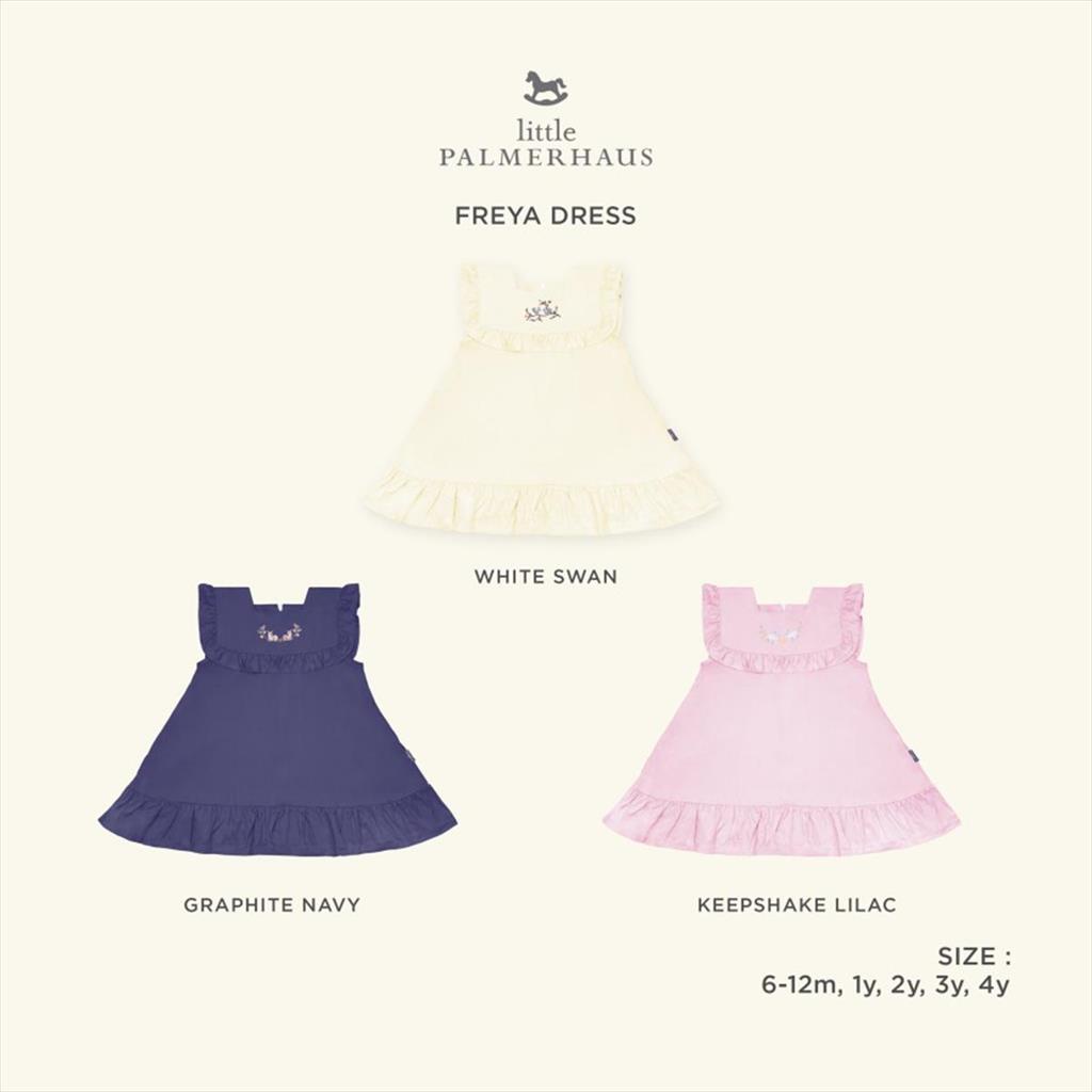 Little Palmerhaus Freya Dress White Swan Dress Anak