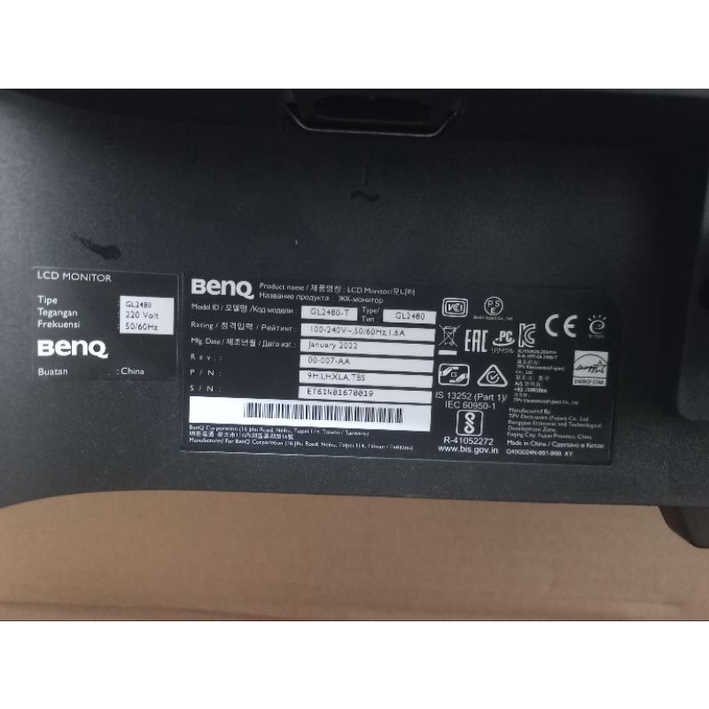 Monitor LED BenQ GL2480-T FULL HD 24 INCI