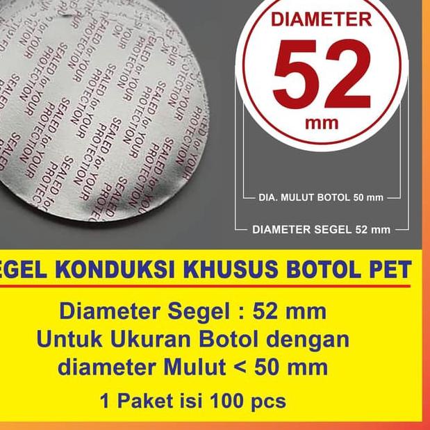 

바 Segel Konduksi Botol Pet Diameter 52mm Model Baru