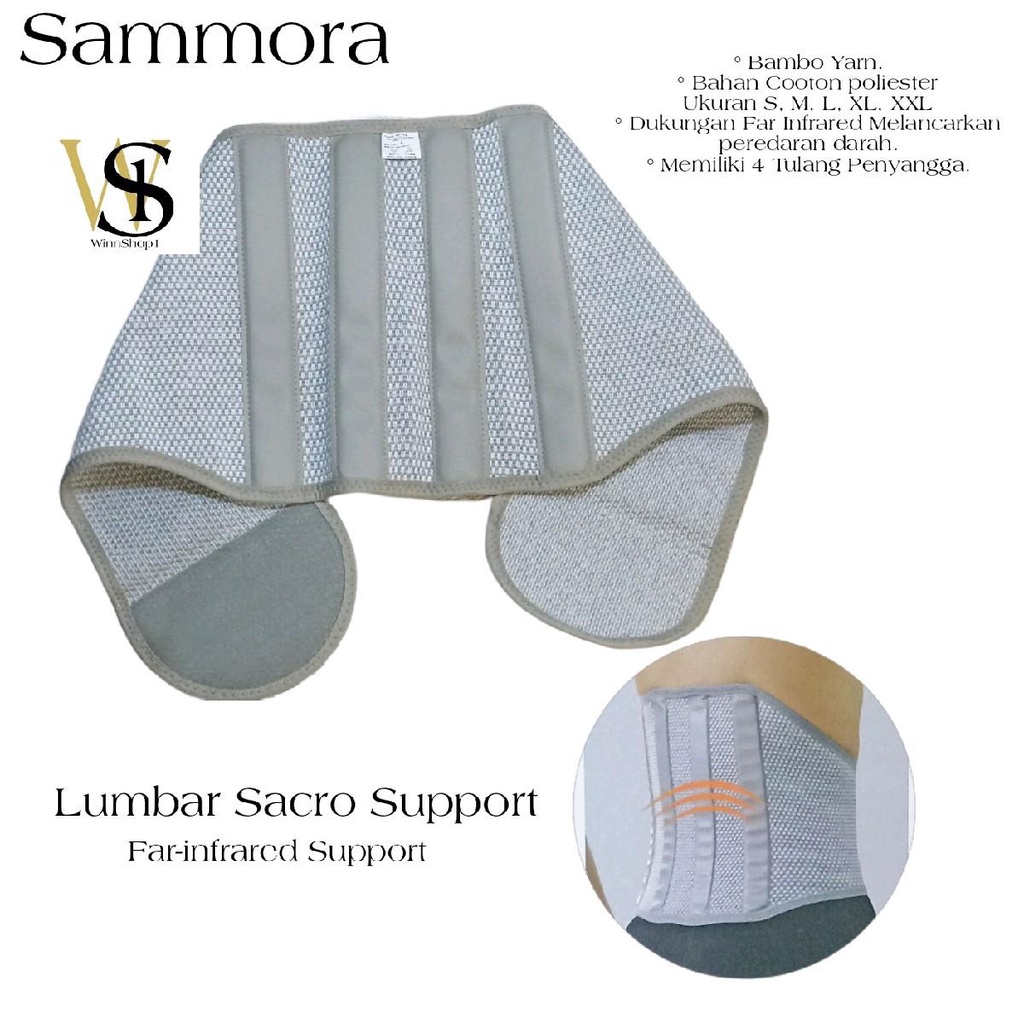 A1 Lumbar Support Infrared Original Korset Penyangga Tulang Belakang Lansia Sabuk Lumbal Untuk Pinggang Dan punggung anti Nyeri