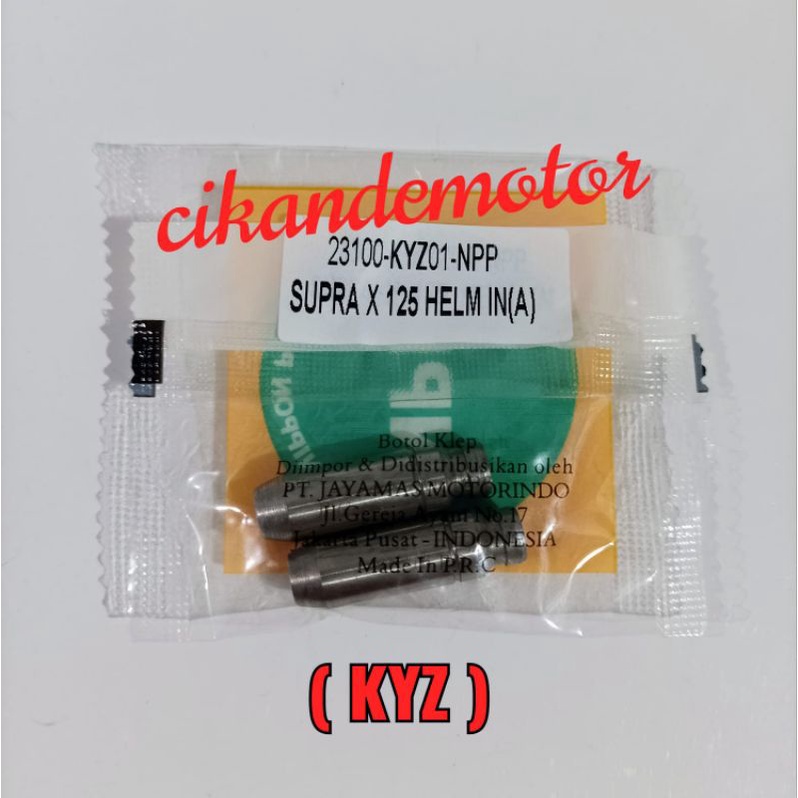 bos klep supra x 125 helm in blade 125 Fi NPP