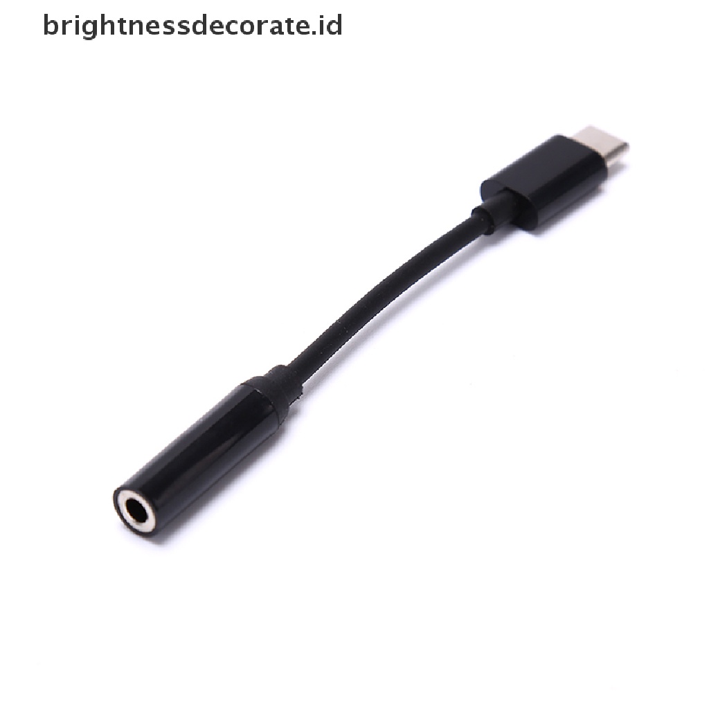 [Birth] Adaptor Kabel Earphone Type-C To 3.5mm Tipe C Male To 3.5 AUX Audio Female Jack [ID]