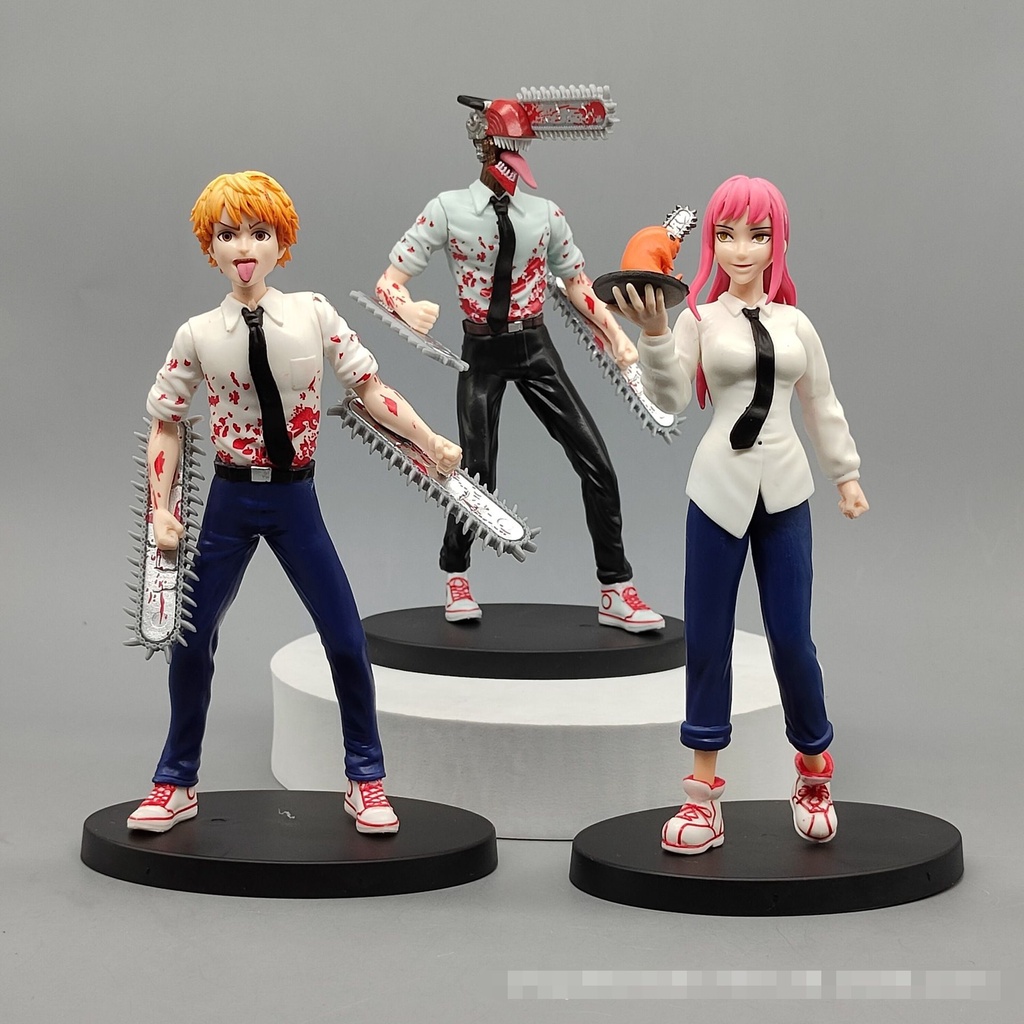 pajangan actio figure anime chain saw man