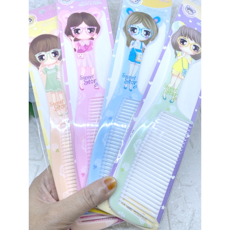 Hair Comb SISIR RAMBUT KARAKTER Lucu - MIKHAMART