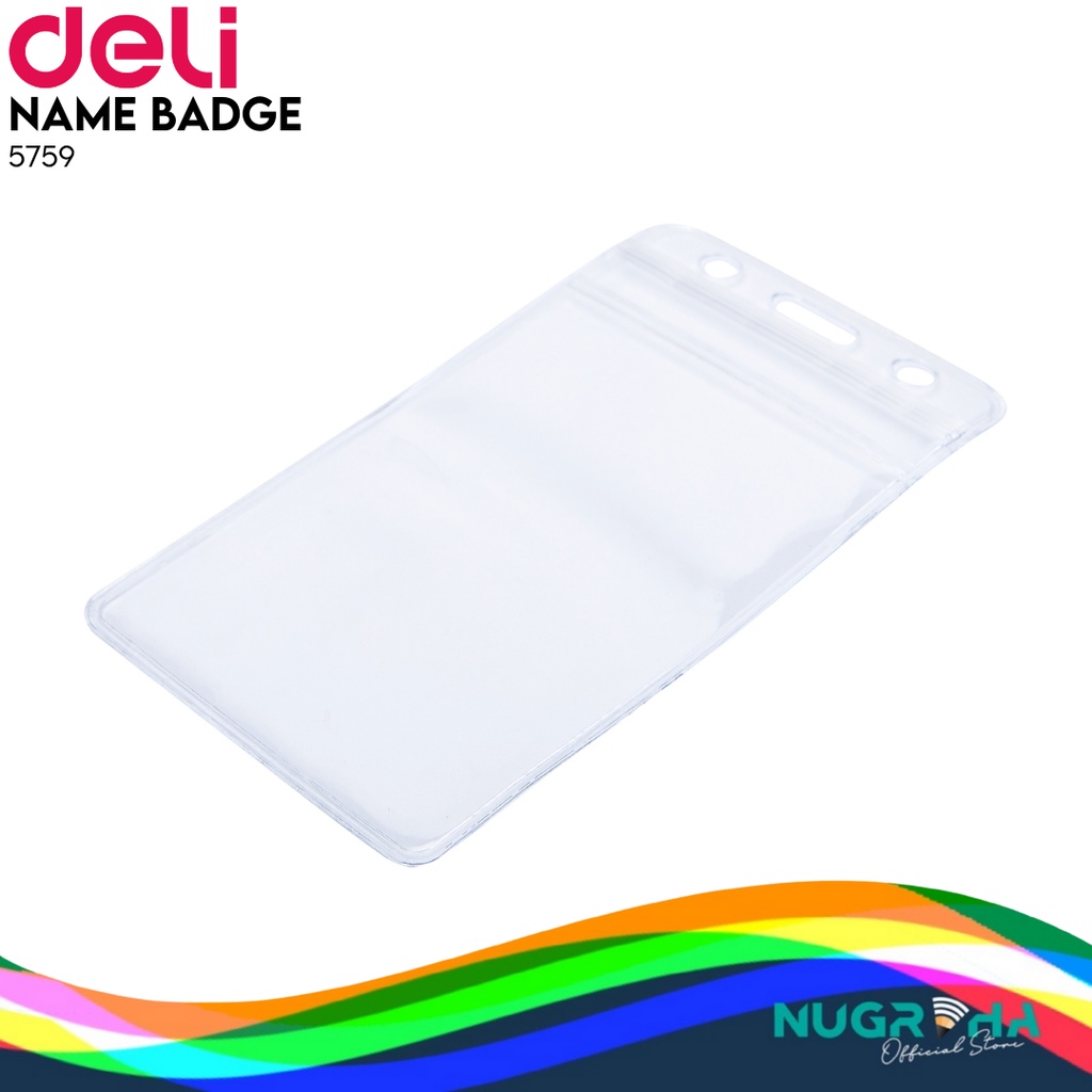 

Deli Name Badge / ID Card Holder Anti Air E5759 (1 Pack 10 Pcs)