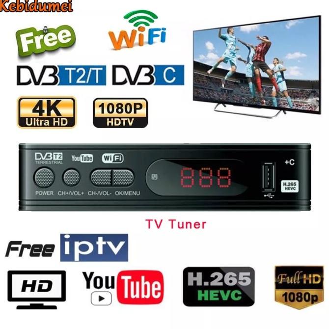 Set Top Box Digital Megogo STB Receiver Hd Semua tv Layar Tabung Led