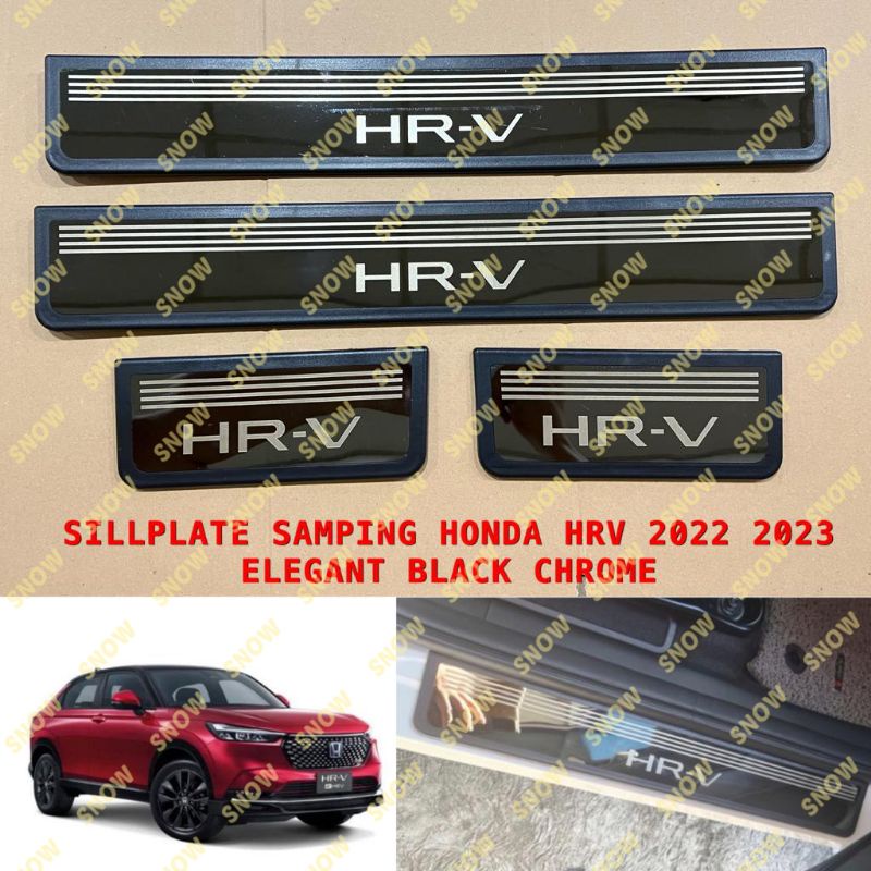 Sillplate Samping Honda HR-V HRV 2022 2023 2024 Up Elegant Black Chrome