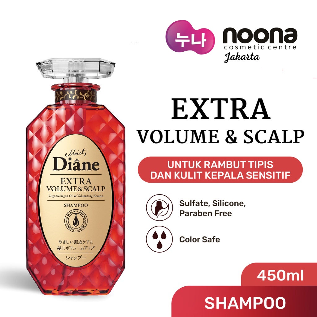 MOIST DIANE VOLUME &amp; SCALP SHAMPOO 450ML -NJ