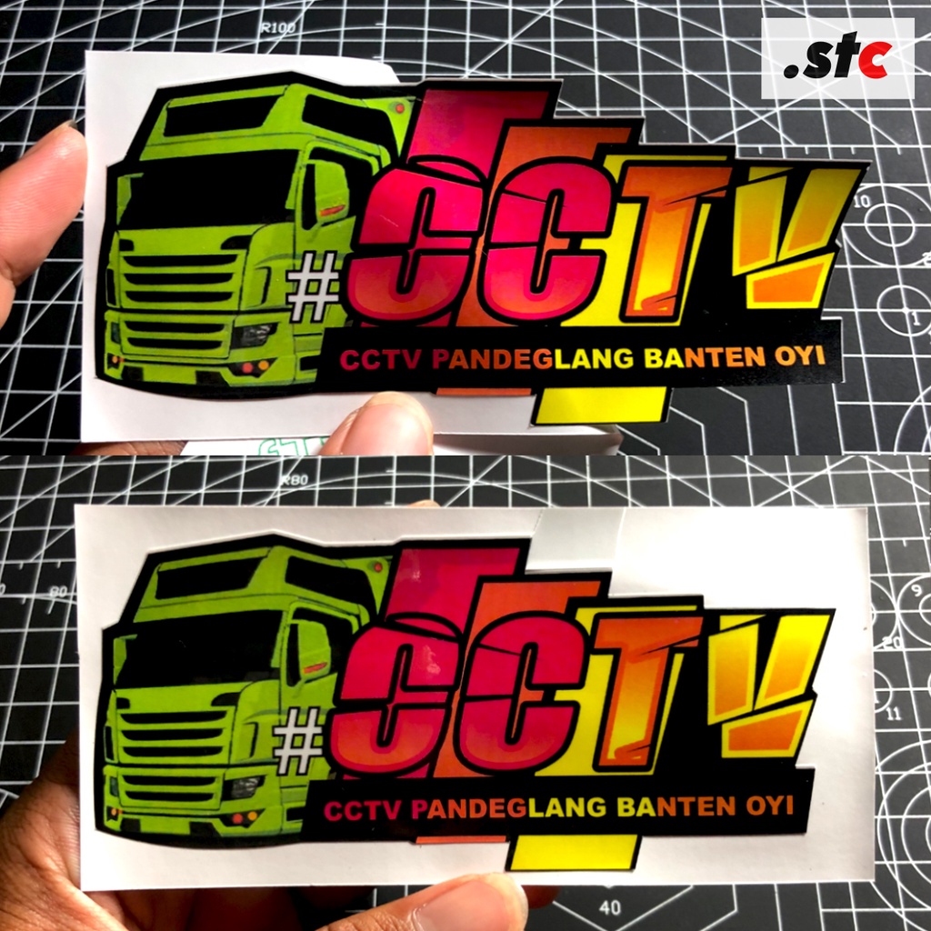 (isi 06) Sticker Graftac CCTV Truck Oleng Laminasi Anti Air Truk Mania Stiker Truk Setiker Truck Set